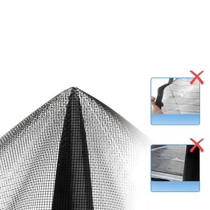 Insect-Blocking Magnetic Entry Screen with Auto-Close Feature