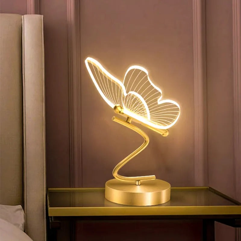 LED Butterfly Table Lamp with Adjustable Brightness – Modern Design for Home