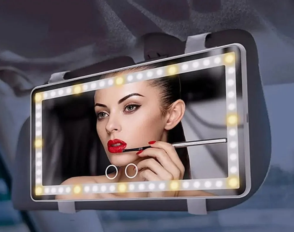 Portable LED Makeup Mirror for Travel and On-the-Go Use