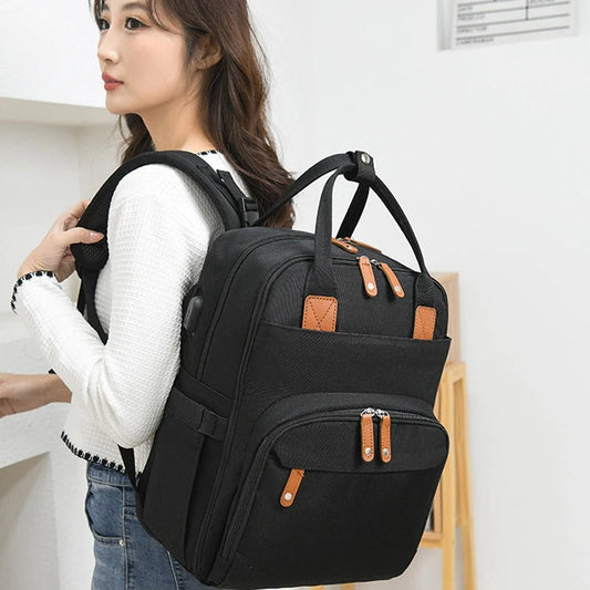 2-in-1 Baby Backpack with Changing Mat