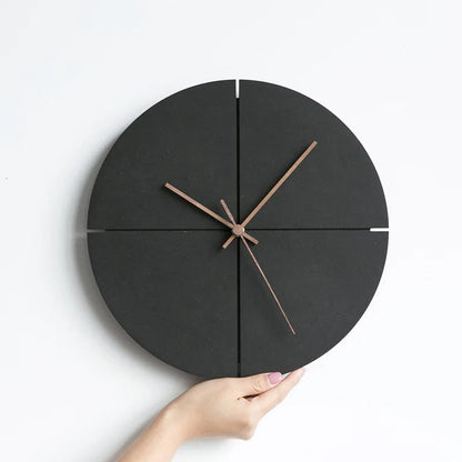 Quiet Quartz Movement Clock for Minimalist Wall Decor