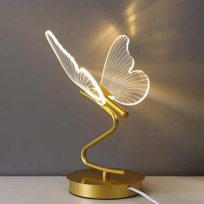 LED Butterfly Table Lamp with Adjustable Brightness – Modern Design for Home