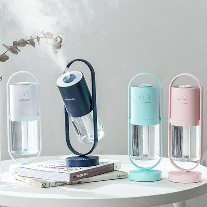 Modern 360° LED Night Light with USB Charging Feature
