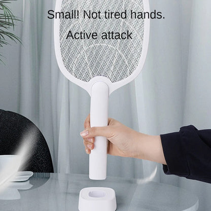 Rechargeable 2-in-1 Electric Insect Zapper and Fly Swatter – 2500V, Chemical-Free