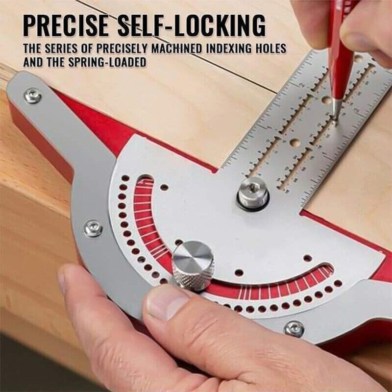 Versatile Angle Measuring Tool for Woodworking Projects