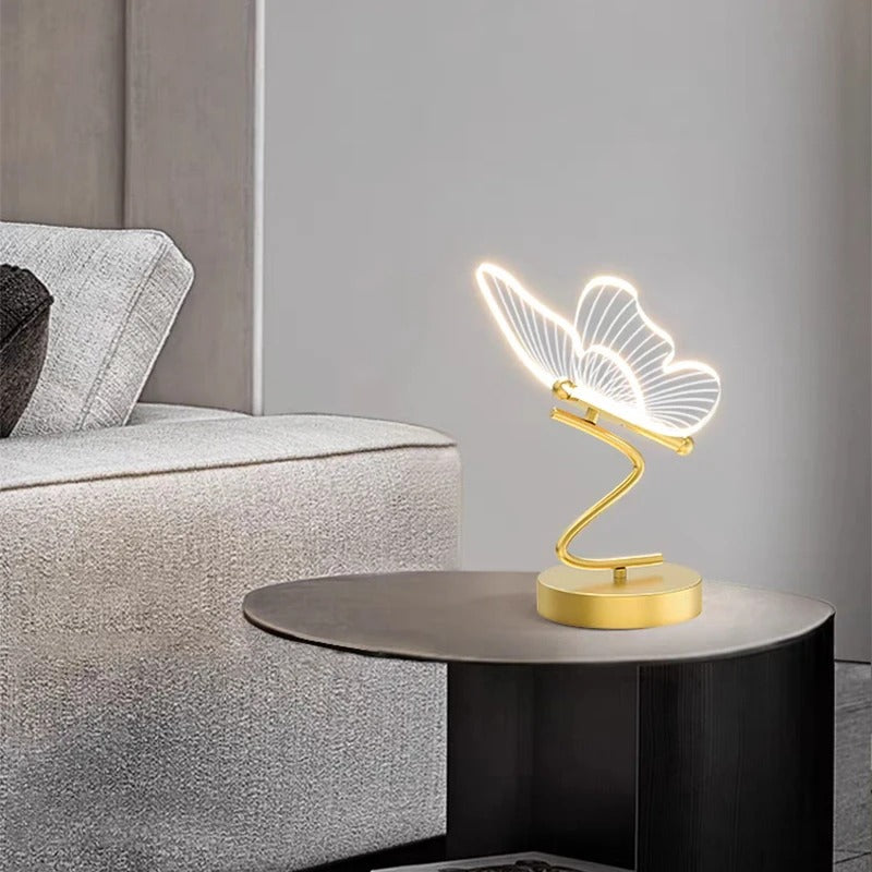 LED Butterfly Table Lamp with Adjustable Brightness – Modern Design for Home