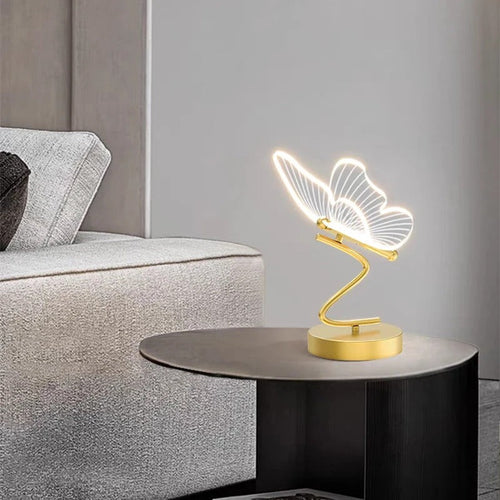 LED Butterfly Table Lamp with Adjustable Brightness – Modern Design for Home