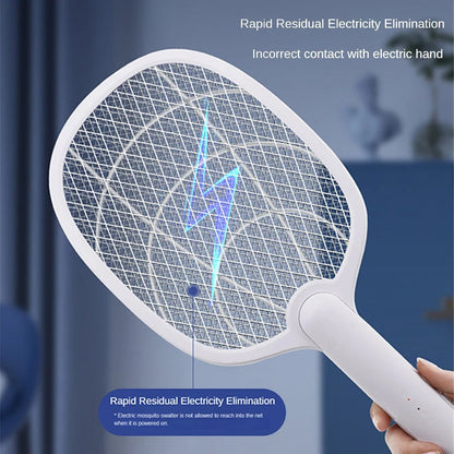 Rechargeable 2-in-1 Electric Insect Zapper and Fly Swatter – 2500V, Chemical-Free