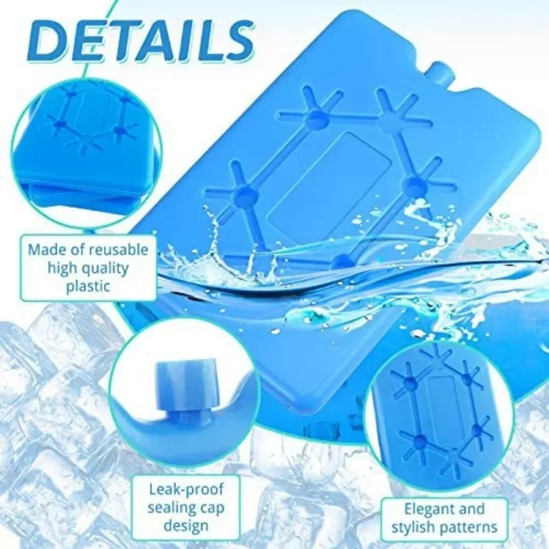 Long-lasting Reusable Ice Packs for Keeping Air Cool and Fresh