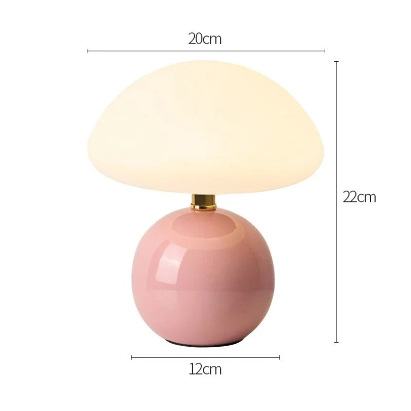 Ceramic Table Lamp with French Cream Finish