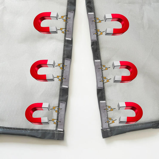 Slim Magnetic Insect Door Curtain – Self-Closing Design