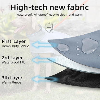 Waterproof Reflective Dog Jacket for All Weather Adventures
