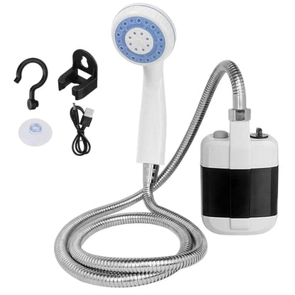 Portable Outdoor Shower with Rechargeable Battery