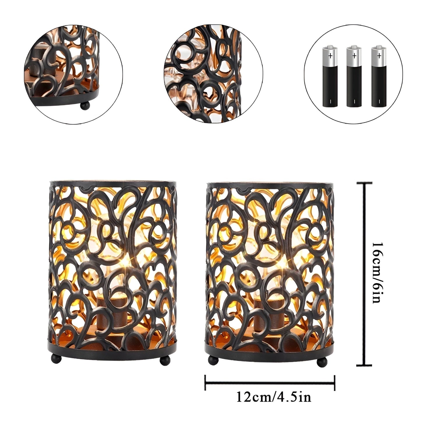 Wireless LED Table Lamp with Timer | Dimmable & Portable Modern Design