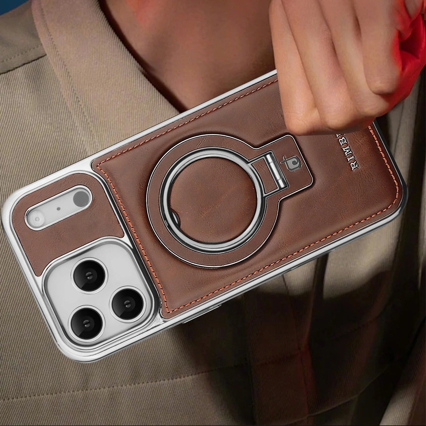Luxury Leather iPhone Case for Stylish Protection