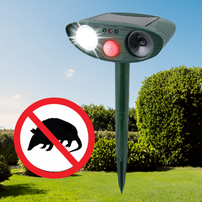 Ultrasonic Armadillo Deterrent Device