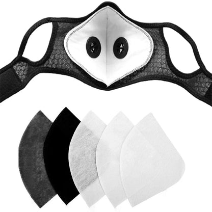 Reusable Face Mask with Activated Carbon Filter for Sports