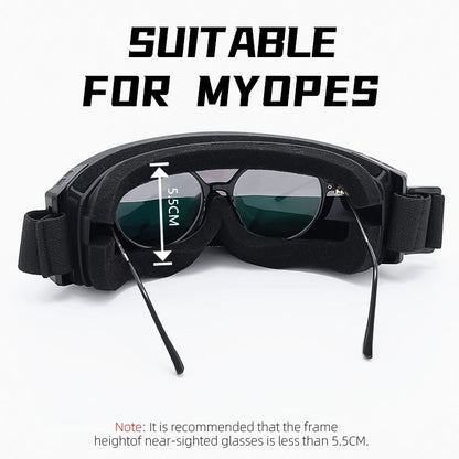 Safety Glasses Overlay for Spectacle Users with Changeable Lenses