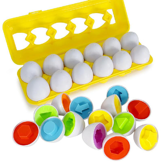 Creative Egg Puzzle Set for Children - Engaging Egg-Shaped Game