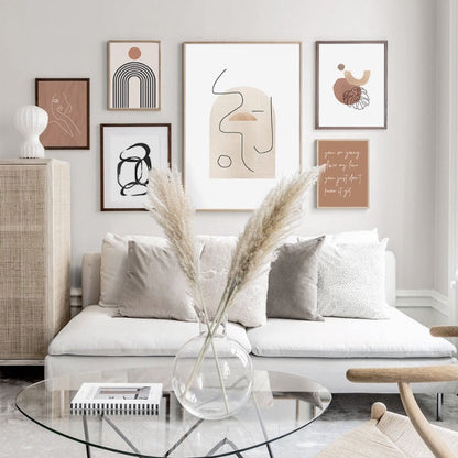 Serene Bohemian Rainbow Canvas Art for Modern Spaces