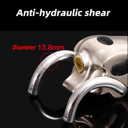 Foldable Steering Wheel Lock with Alarm – Effective Vehicle Security Tool