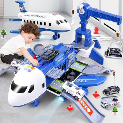 SkyExplorer Airplane Playset – 20-Piece Building and Roleplay Set for Kids