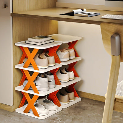 Adjustable Shoe Rack with 3 to 7 Tiers | Space-Saving Organizer