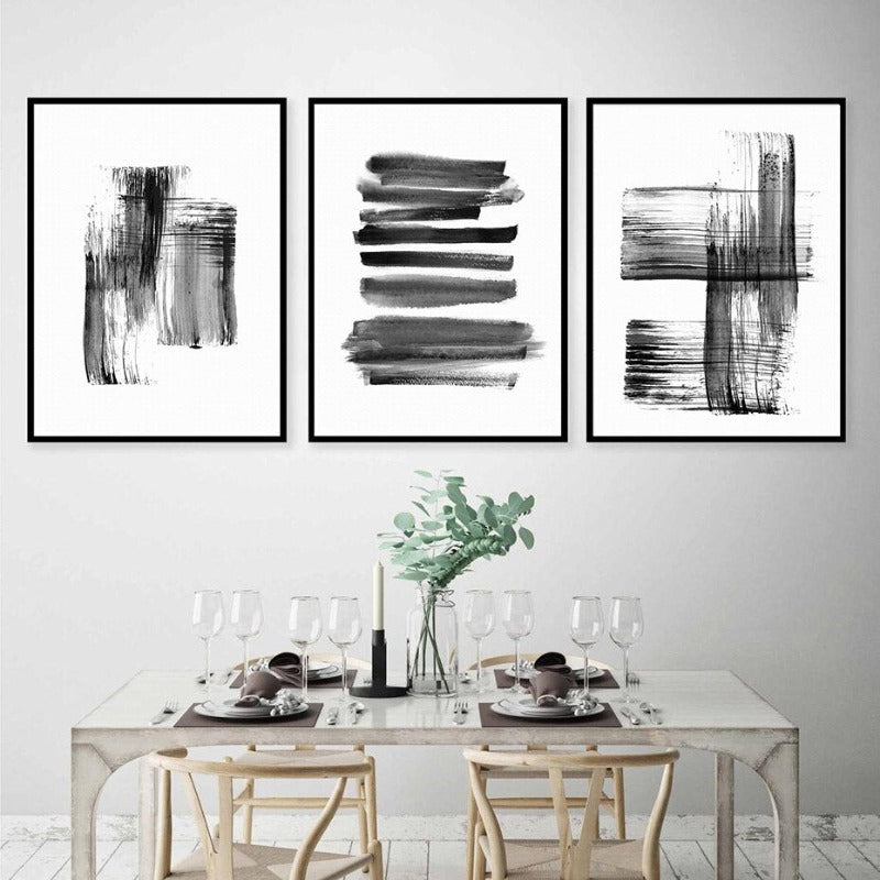 Serene Brushstroke Canvas Art for Tranquil Spaces