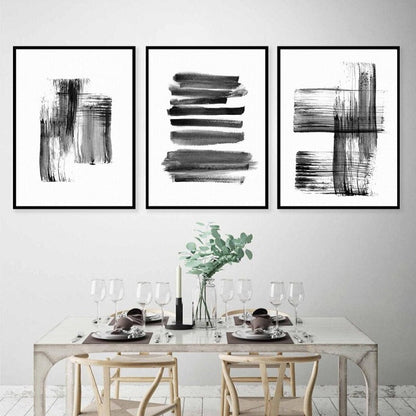 Serene Brushstroke Canvas Art for Tranquil Spaces