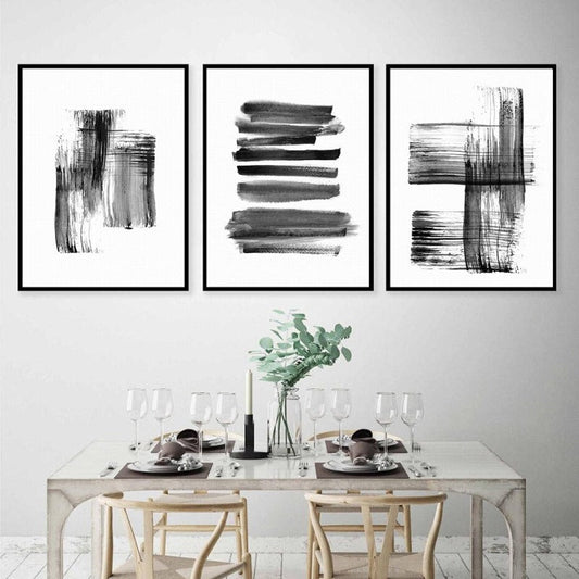 Serene Brushstroke Canvas Art for Tranquil Spaces