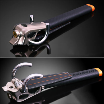 Foldable Steering Wheel Lock with Alarm – Effective Vehicle Security Tool