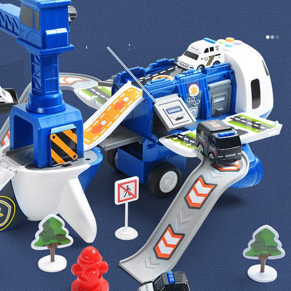 SkyExplorer Airplane Playset – 20-Piece Building and Roleplay Set for Kids