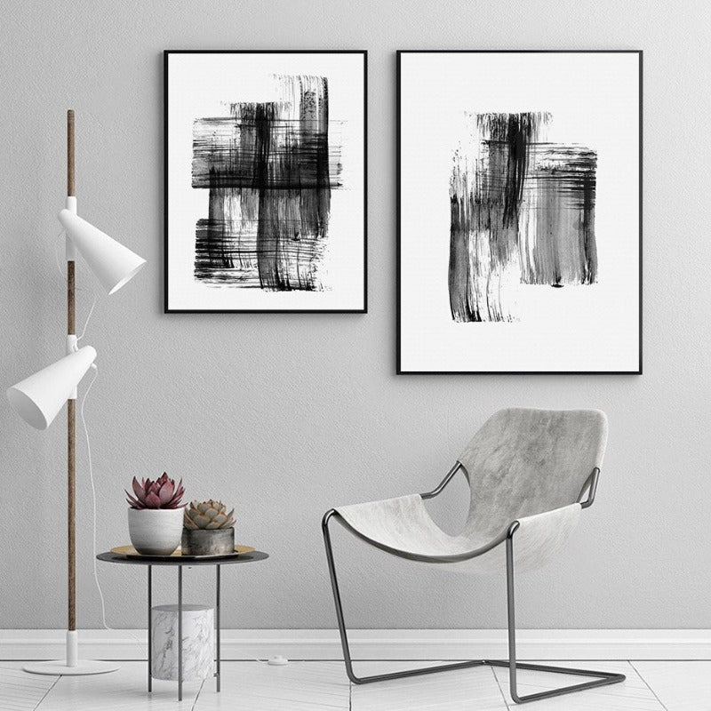 Serene Brushstroke Canvas Art for Tranquil Spaces