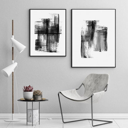 Serene Brushstroke Canvas Art for Tranquil Spaces
