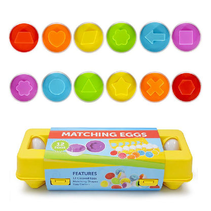 Creative Egg Puzzle Set for Children - Engaging Egg-Shaped Game