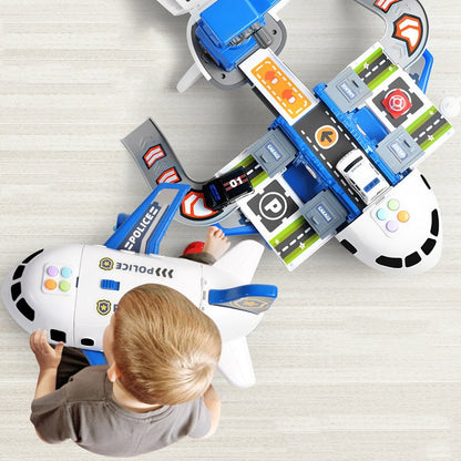 SkyExplorer Airplane Playset – 20-Piece Building and Roleplay Set for Kids