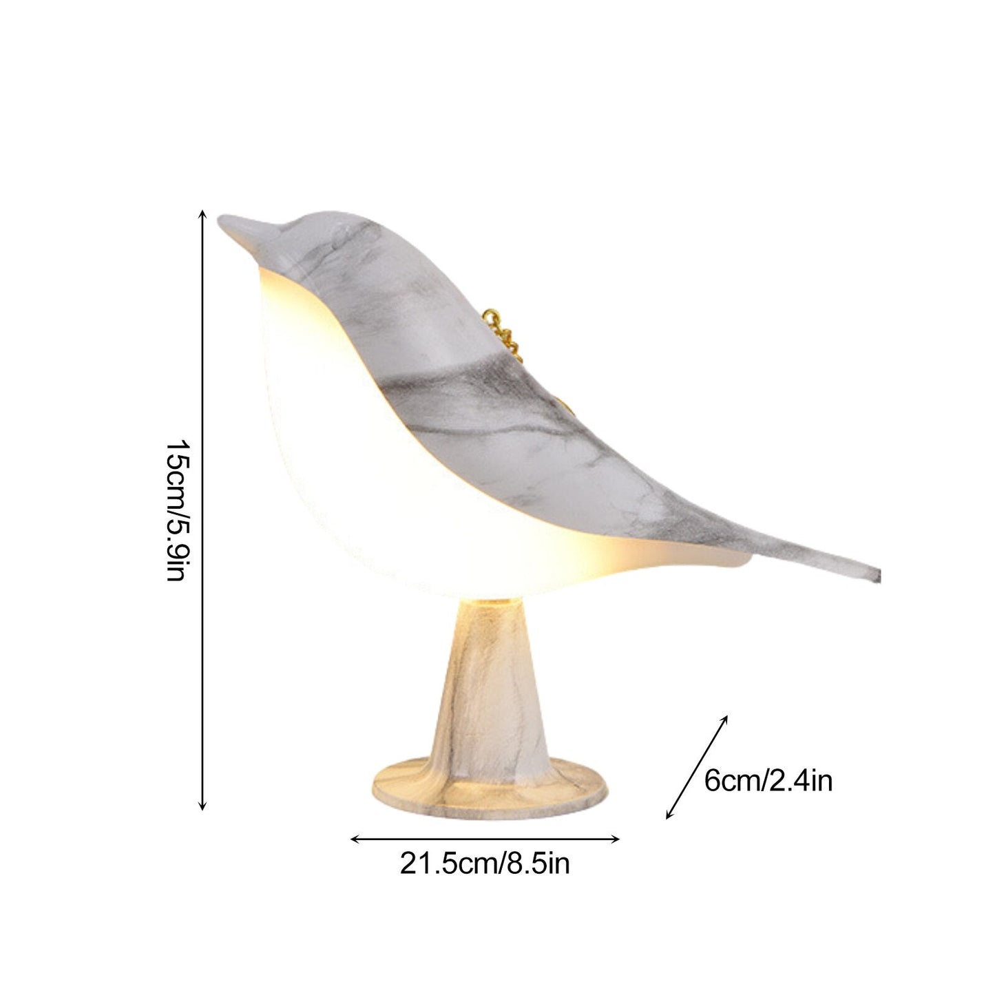 Charming Featherlight Rechargeable Table Lamp