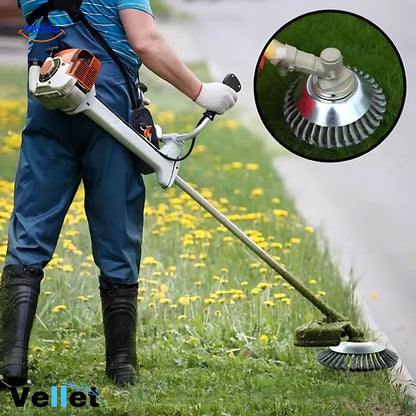 Seamless Weed Brush for Effortless Lawn and Garden Maintenance