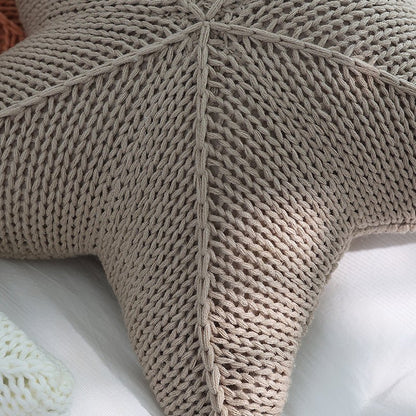 Coastal Style Knitted Decorative Cushions – Soft Shapes