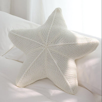 Coastal Style Knitted Decorative Cushions – Soft Shapes