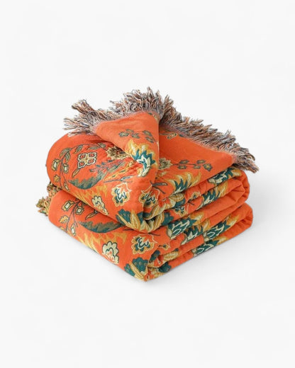 Reversible Cotton Gauze Blanket Duo – Soft and Luxurious