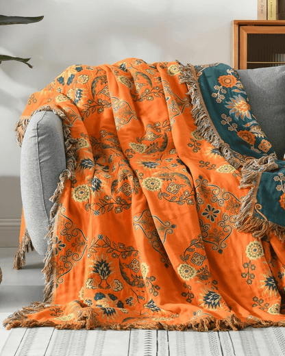 Reversible Cotton Gauze Blanket Duo – Soft and Luxurious