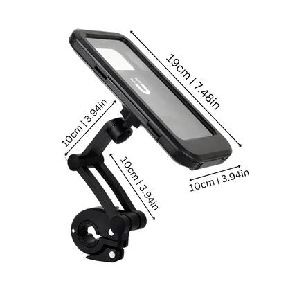 Waterproof Phone Holder for Bikes – 360° Rotatable, Rainproof