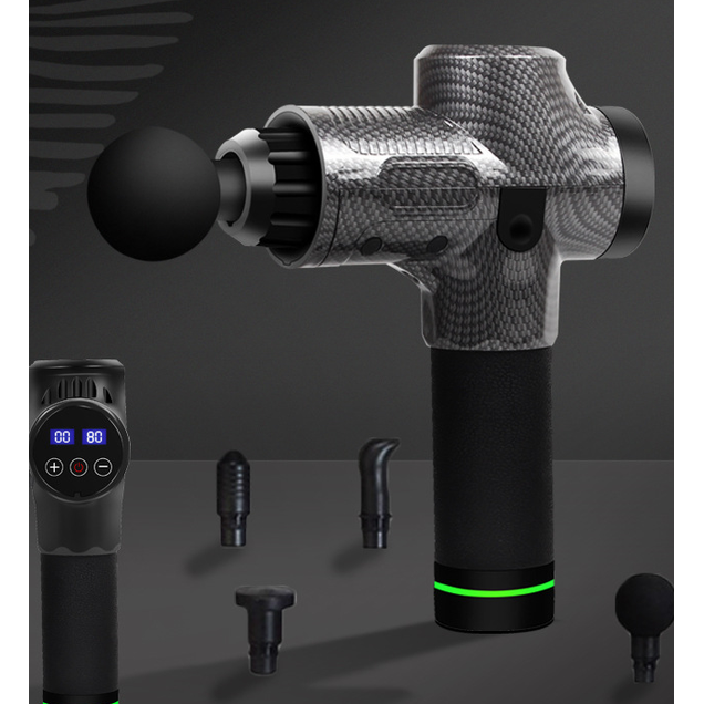 Deep Relief Handheld Massage Device with Customizable Heads
