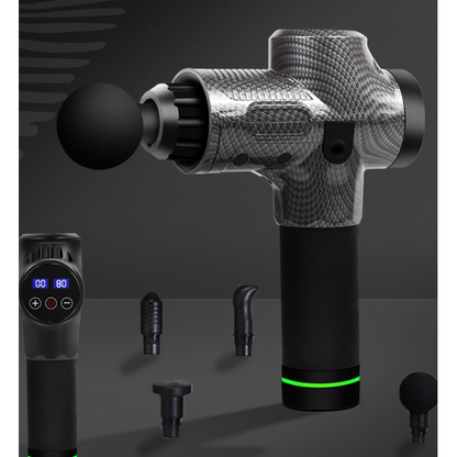Deep Relief Handheld Massage Device with Customizable Heads