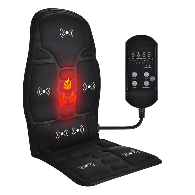 TheraCushion: Heated Massage Seat Pad for Total Comfort