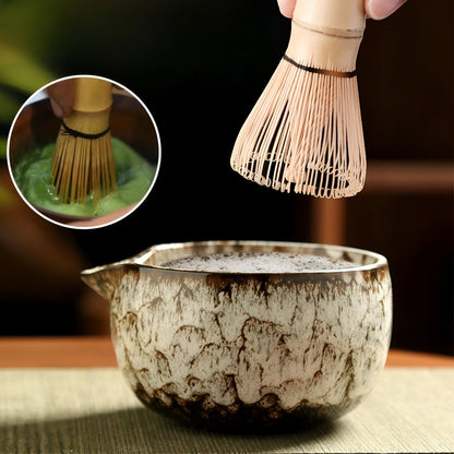 Ceramic Matcha Set for Traditional Tea Ceremony | 6 Pieces