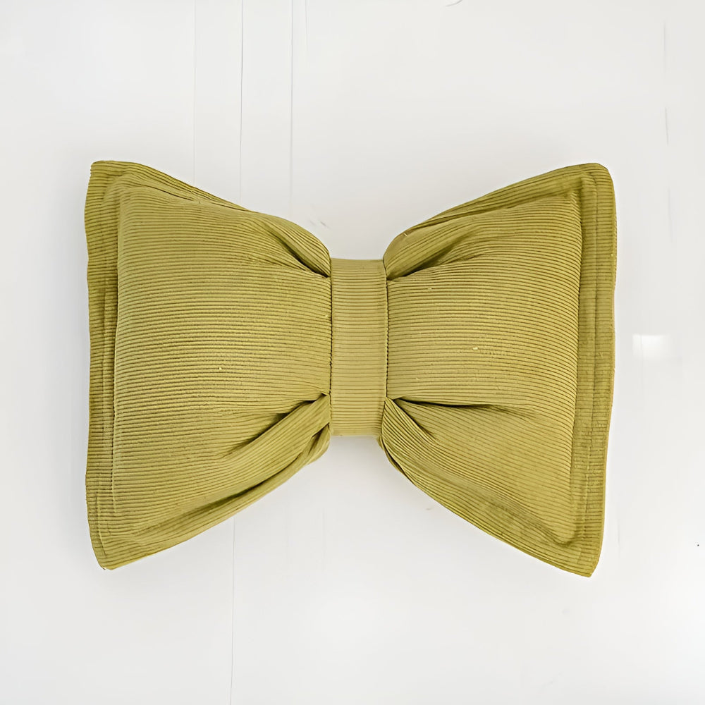 Chic Bow Accent Pillow for Cozy Spaces