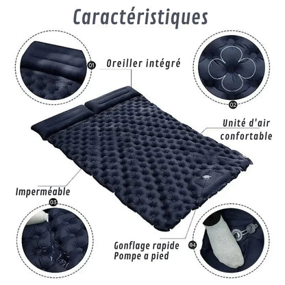 Lightweight Inflatable Mattress for Two – Comfortable Design