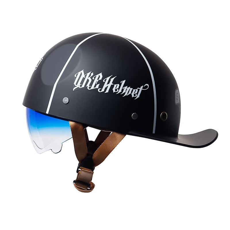 Motorcycle Baseball Helmet - DOT Certified